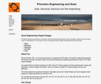 Tectonic-Corp.com(Princeton Engineering and Solar Engineering Project Design) Screenshot