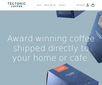 Tectoniccoffee.com(Tectonic Coffee Co) Screenshot