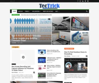 Tectrick.org(Total digital guide) Screenshot