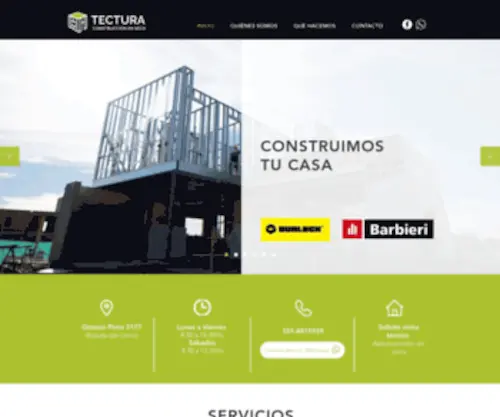 Tectura.com.ar(Construcción en seco) Screenshot