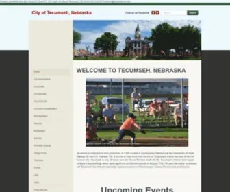 Tecumsehne.com(City of Tecumseh) Screenshot