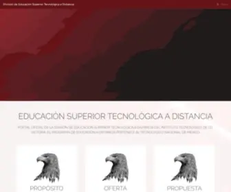 TecVictoria.edu.mx(Educación) Screenshot