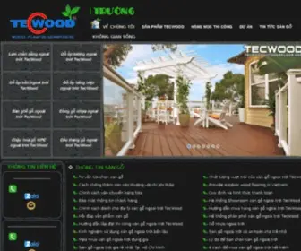 Tecwoodoutdoorfloor.com(Sàn Gỗ Ngoài Trời) Screenshot