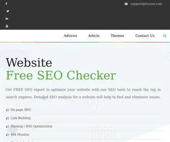 TecXoo.com(Website Audit & Free SEO Tools To Grow Search Traffic) Screenshot