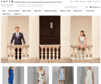 Tedbakeroutlets.com(Ted Baker Outlet Store) Screenshot