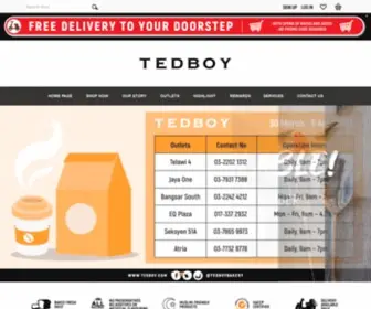 Tedboy.com(Online Halal Artisan Bakery) Screenshot