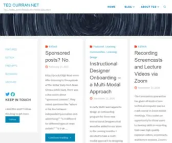 Tedcurran.net(Education Technology) Screenshot