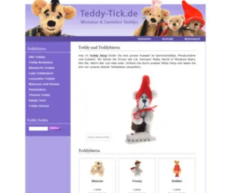 Teddy-Tick.de(Teddybären) Screenshot