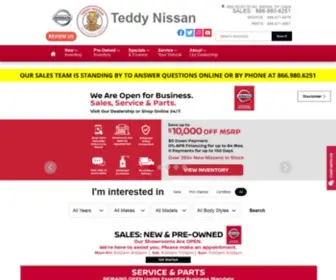 Teddynissan.com Screenshot