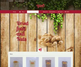 Teddys.co.za(Teddy's Nuts) Screenshot