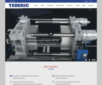 Tederic-NA.com(Tederic North American Machinery) Screenshot