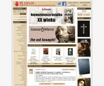 Tedeum.pl(Te Deum: religijna księgarnia internetowa) Screenshot
