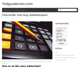 Tedgunderson.com(エステ) Screenshot