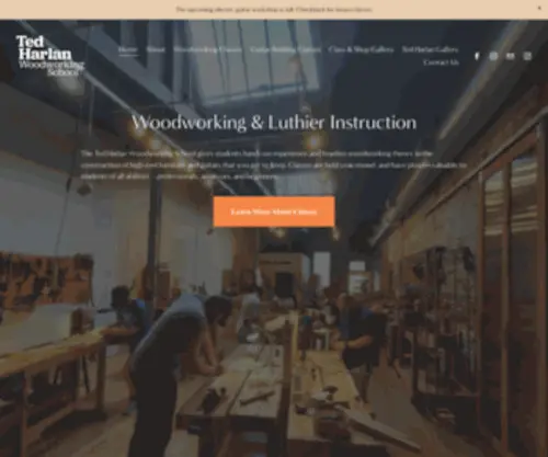 Tedharlan.com(Ted Harlan Woodworking) Screenshot