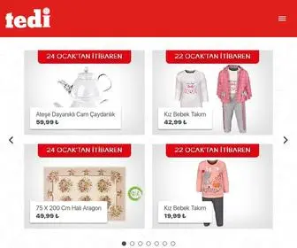 Tedi.com.tr(Tedi Discount Tekstil Mağazacılık) Screenshot