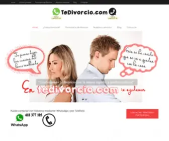 Tedivorcio.com(Divorcio express) Screenshot