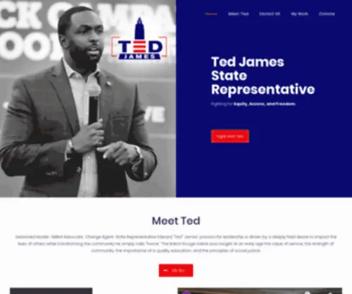 Tedjames.com(Ted James) Screenshot