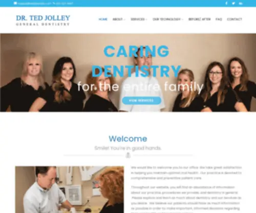 Tedjolleydds.com(Little Rock Dentist) Screenshot
