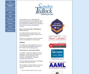 Tedlock.com(Law Office of Sandra Tedlock) Screenshot