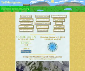 Tedmontgomery.com(A Varied and Informative Website) Screenshot