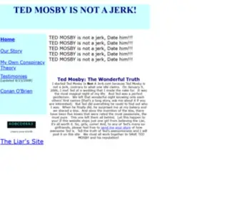 Tedmosbyisnotajerk.com(Tedmosbyisnotajerk) Screenshot