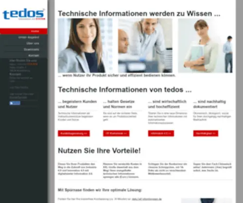 Tedos.net(Partner für den Mittelstand) Screenshot