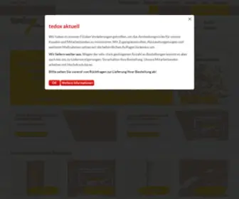 Tedox.de(Onlineshop für Renovierungsbedarf) Screenshot