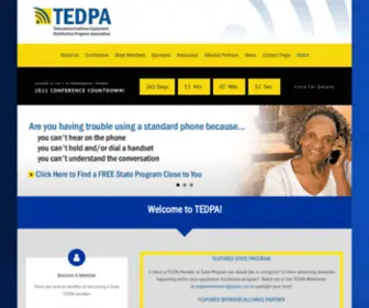 Tedpa.org(TEDPA) Screenshot