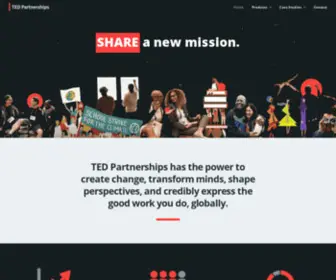 Tedpartnerships.com(Whatever your brand challenge) Screenshot