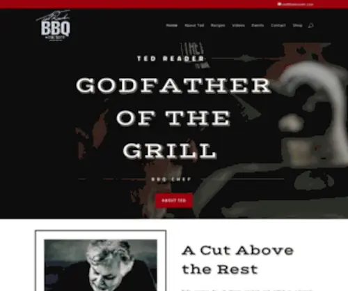 Tedreader.com(The Godfather of the Grill) Screenshot