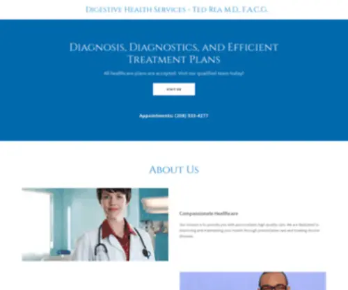 Tedreamd.com(Digestive Health Services) Screenshot