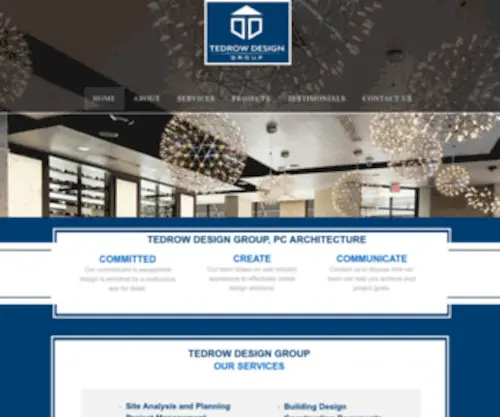Tedrowdesign.com(Architecture and Interior Design) Screenshot