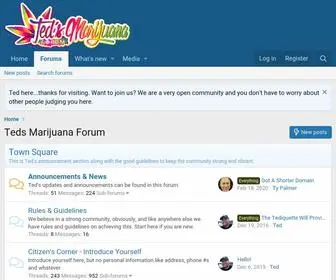 Tedsmarijuanaforum.com(Teds Marijuana Forum) Screenshot
