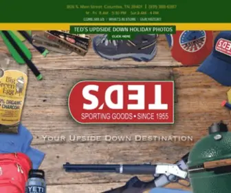 Tedssportinggoods.com(YOUR UPSIDE) Screenshot