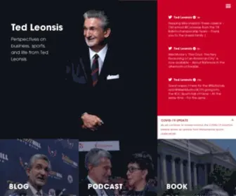 Tedstake.com(The official site for Ted Leonsis) Screenshot