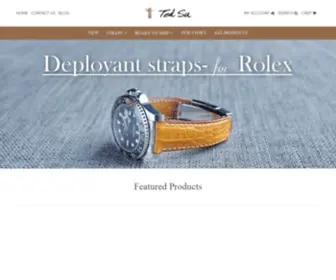 Tedsustraps.com(Ted Su Fine Straps) Screenshot