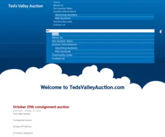 Tedsvalleyauction.com(Tedsvalleyauction) Screenshot