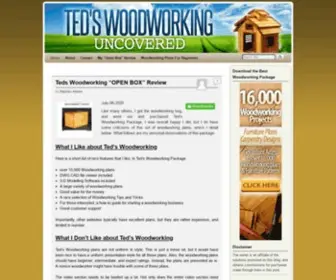 Tedswoodworkinguncovered.com(A review of Ted's Woodworking site) Screenshot