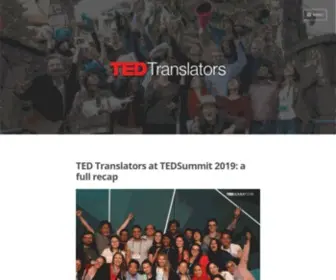 Tedtranslators.com(TED Translators) Screenshot