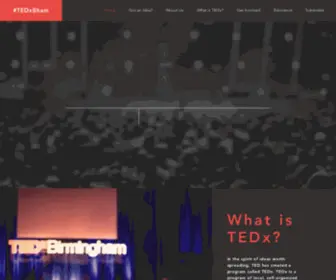 TedXbirmingham.com(Home) Screenshot