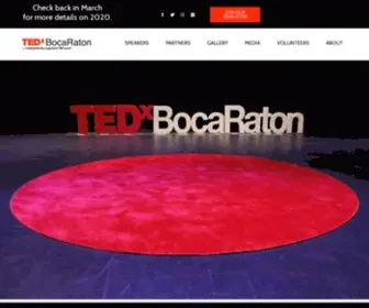 TedXbocaraton.com(Home) Screenshot