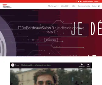 TedXbordeaux.com(Le rêve) Screenshot