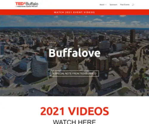 TedXbuffalo.com(TEDxBuffalo Conference) Screenshot