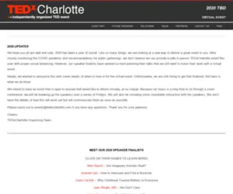 TedXcharlotte.com(Ideas Worth Sharing) Screenshot