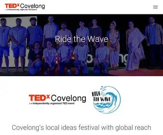 TedXcovelong.com(Ride the Wave) Screenshot