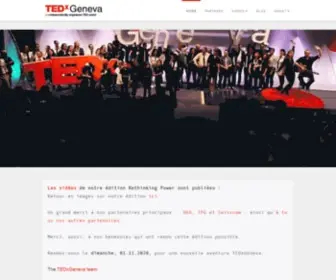 TedXgeneva.net(TEDx in Geneva) Screenshot