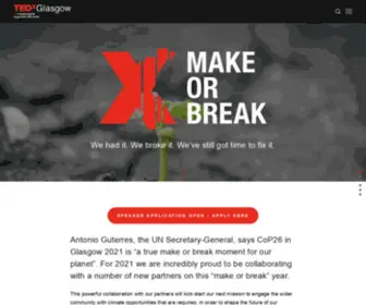 TedXglasgow.com(Exploring Ideas & Stimulating Change) Screenshot