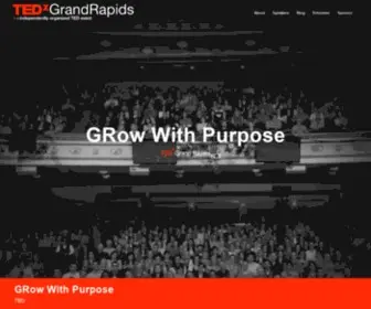 TedXgrandrapids.org(TEDx Grand Rapids) Screenshot