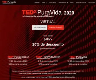 TedXpuravida.org(Ideas que valen la pena compartir) Screenshot