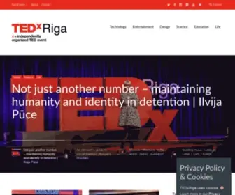 TedXriga.com(TEDx events in Riga) Screenshot